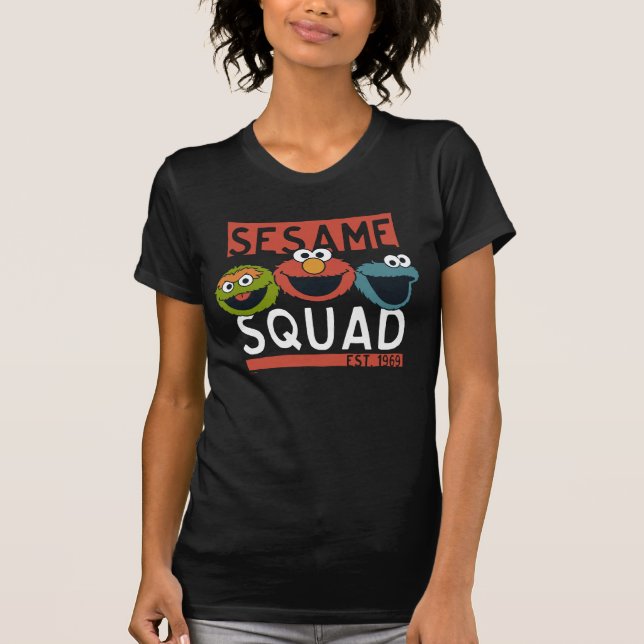 Sesamgata - sesamSquad Tee (Framsida)