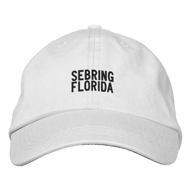 Sesna Florida Hat Broderad Keps (Framsida)