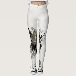 Sesshu Toyo Haboku - Sansui Landscape Leggings