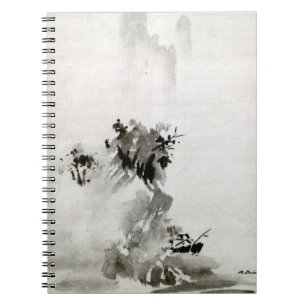 Sesshu Toyo Haboku-Sansui Landscape Poster Anteckningsbok