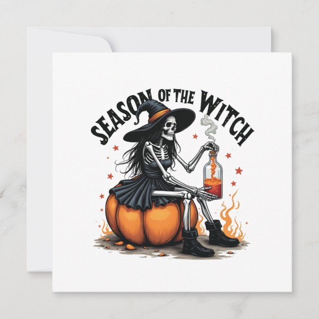 Sessionen för Witch Spooky Hallowee Wtich Meddelande (Framsida)