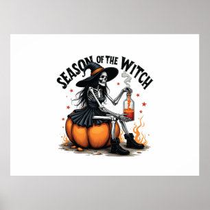 Sessionen för Witch Spooky Hallowee Wtich Poster