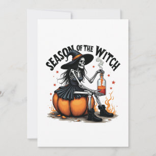 Sessionen för Witch Spooky Hallowee Wtich Tack Kort