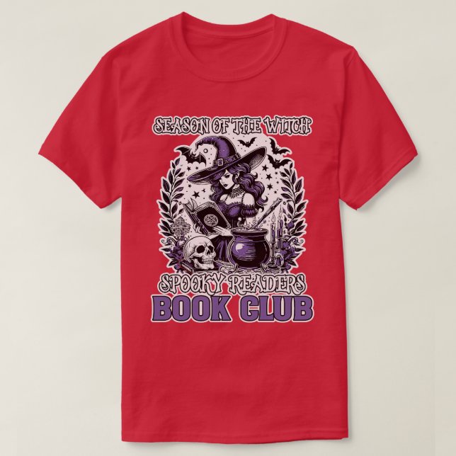 Sessionen för Witch Spooky Readers Bok Klubb 2 T Shirt (Design framsida)