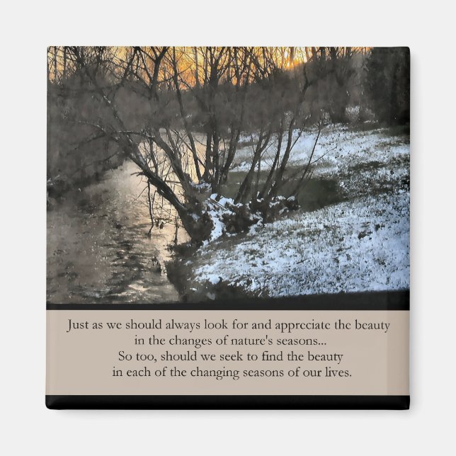 Sessioner med inspirerande gåvor till våra liv magnet (Framsidan)