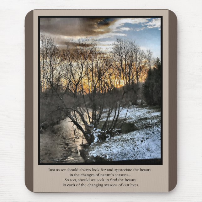 Sessioner med inspirerande gåvor till våra liv musmatta (Framsidan)