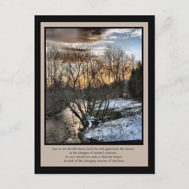 Sessioner med inspirerande gåvor till våra liv vykort (Framsida)