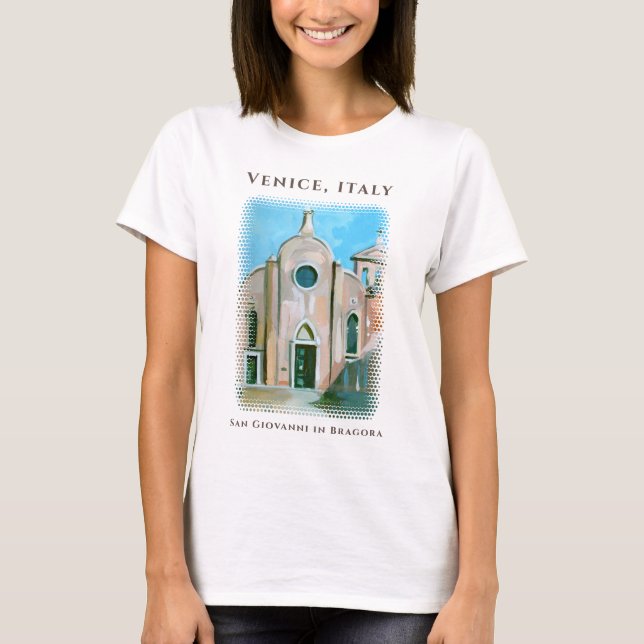 Sestiere Castello - Venedig, Italien T-Shirt (Framsida)