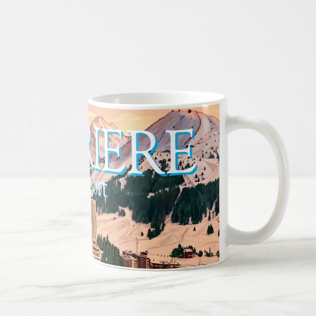 Sestriere Mug Italian Alps Ski Resort Cup | Vinter Kaffemugg (Höger)
