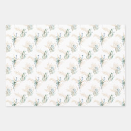 Set de hojas de papel de regalo