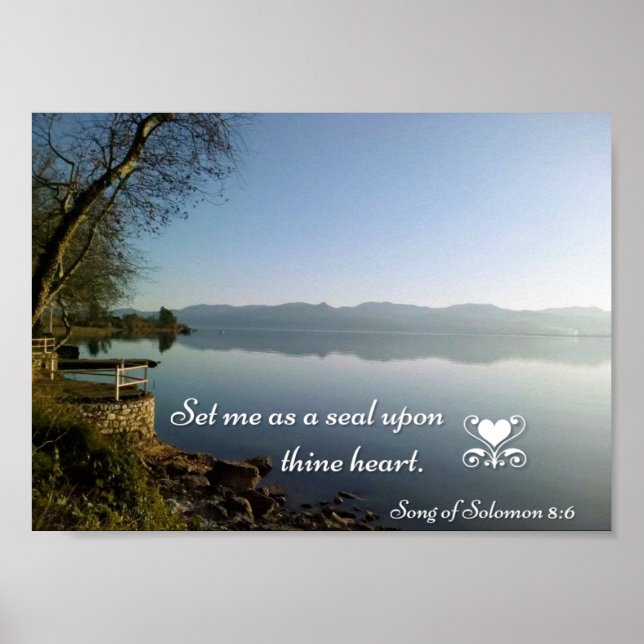 Set Me As A Seal Upon Thine Heart Poster (Framsidan)