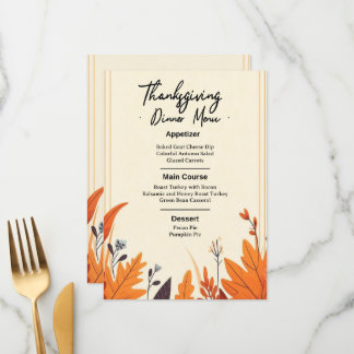 SET THE MOOD FOR FALL WITH OUR DESIGN OF MENU MENY