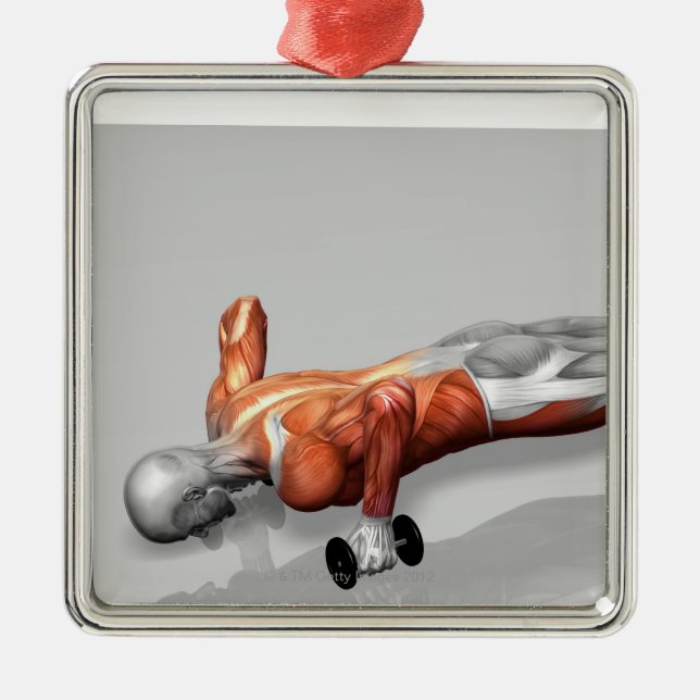 Setanta skjuter upp 4 julgransprydnad metall (Framsidan)