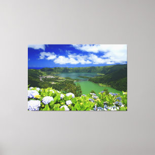 Sete Cidades, Azorerna Canvastryck