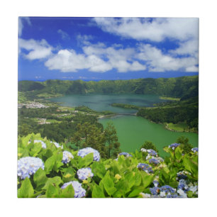 Sete Cidades, Azorerna Kakelplatta