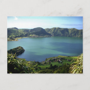 Sete Cidades Lagoon i S. Miguel, Azorerna Vykort