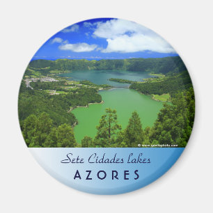 Sete Cidades sjöar Magnet