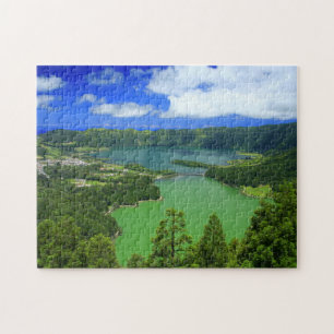 Sete Cidades sjöar Pussel