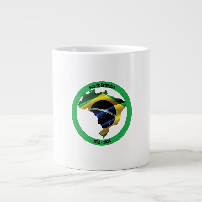 Sete de Setembro (Independence day i Brasilien) Jumbo Mugg (Framsidan)