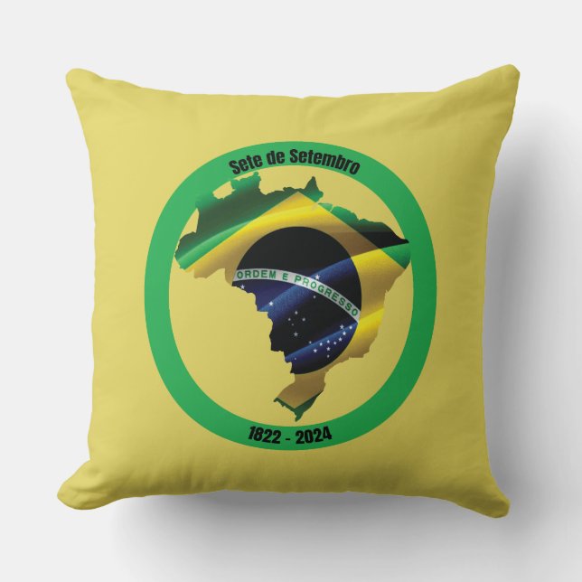 Sete de Setembro (Independence day i Brasilien) Kudde (Framsida)