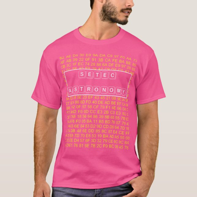 Setec Astronomy T Shirt (Framsida)