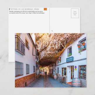 Setenil De Las Bodegas, Spanien Reseminnestkort Vykort