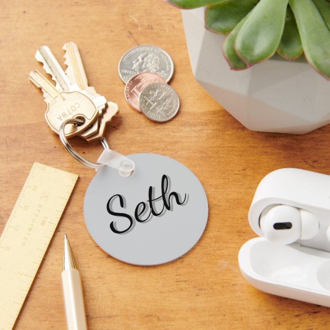 "Seth" Mans Namn, Nyckelring (Skrivbord)