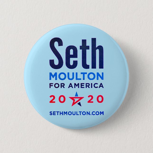 Seth Moulton för Amerika 2020 Knapp (Framsida)