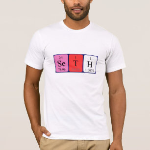 Seth periodisk skjorta bord namn t-shirt