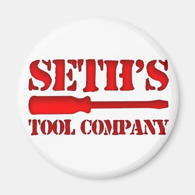 Seth's Verktyg Company Magnet (Framsidan)