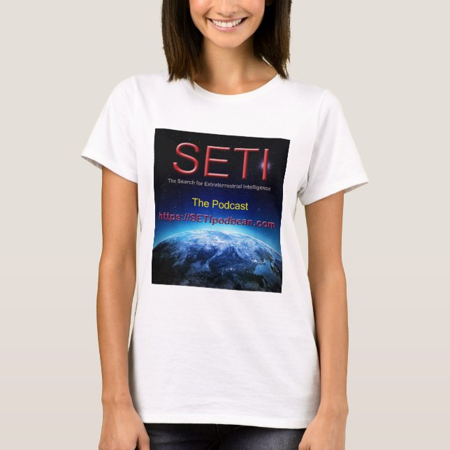 SETI Podcast Podbabe-LOGOTYP T Shirt (Framsida)