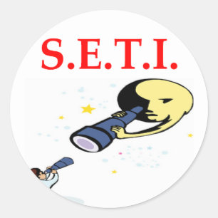 seti runt klistermärke