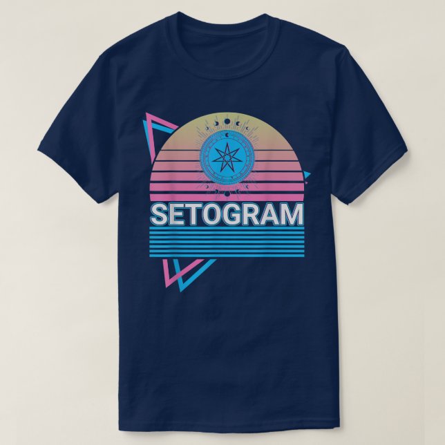 Setogram Fairy Star Wicca Wiccan Magick Witchcraft T Shirt (Design framsida)