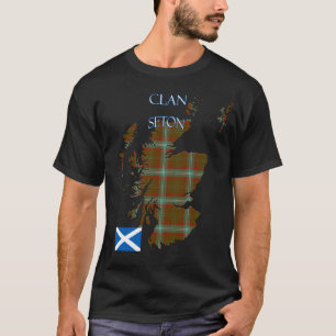 Seton Scottish Klan Tartan Scotland T Shirt