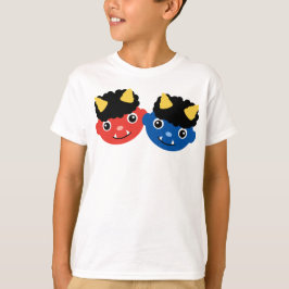 Setsubun röda och blåa demoner t shirt