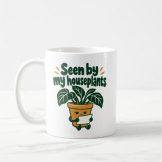 Sett av mina krukväxter Läskvitto Humor Kaffemugg