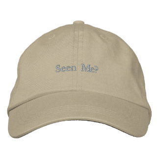 Sett mig? Minimalistiskt broderad mössa Keps