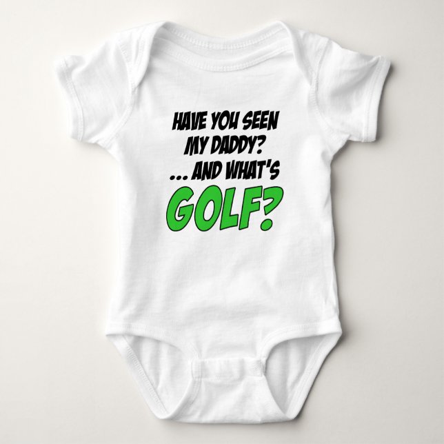 Sett min roliga Golf för pappa T Shirt (Framsida)