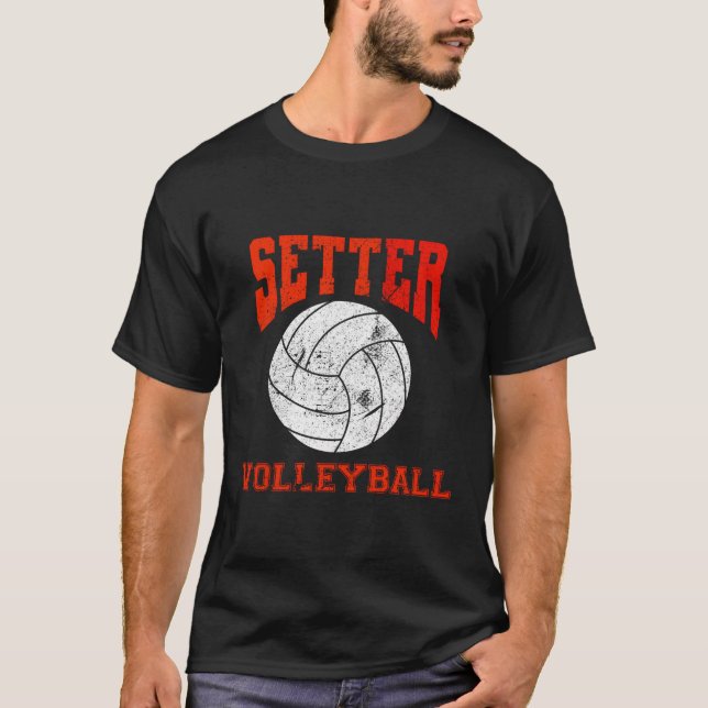 Setter Volleyball T Shirt (Framsida)