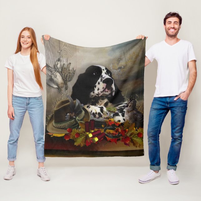 Setters-familj Fleecefilt (På plats)