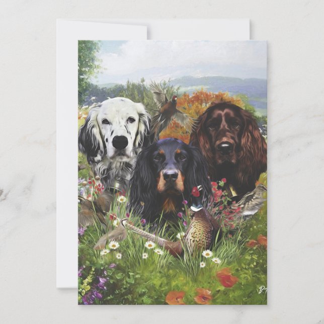 Setters-familjen Inbjudningar (Framsida)