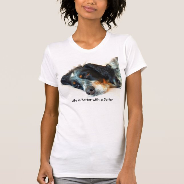 SetterT-tröja T-shirt (Framsida)