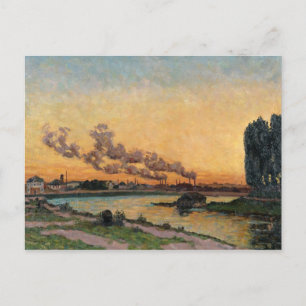 Setting Sol at Ivry, c.1872-73 Vykort