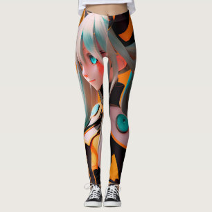 SeU Cosplay Miku Leggings