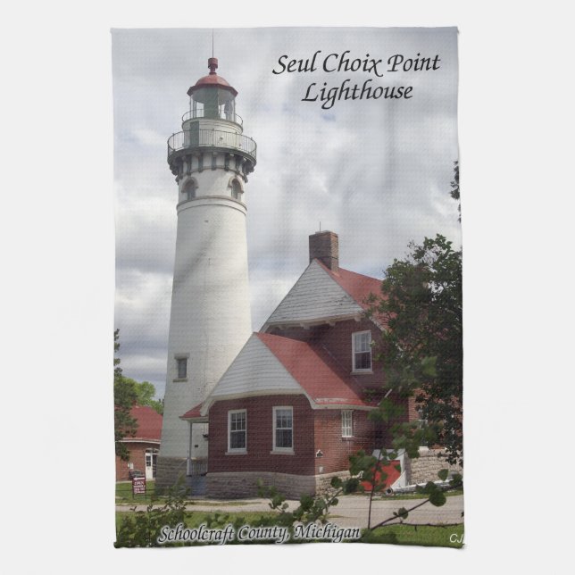 Seul Choix Point Lighthouse kökshandduk (Vertikal)