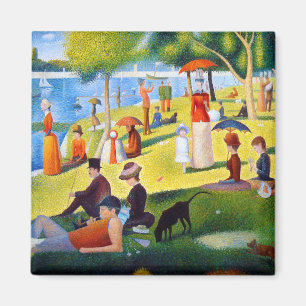 Seurat: A Söndag vid La Grande Jatte Magnet