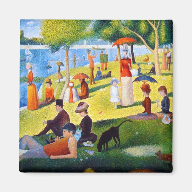 Seurat: A Söndag vid La Grande Jatte Magnet (Framsidan)