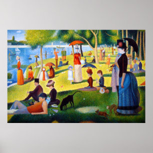 Seurat: A Söndag vid La Grande Jatte Poster
