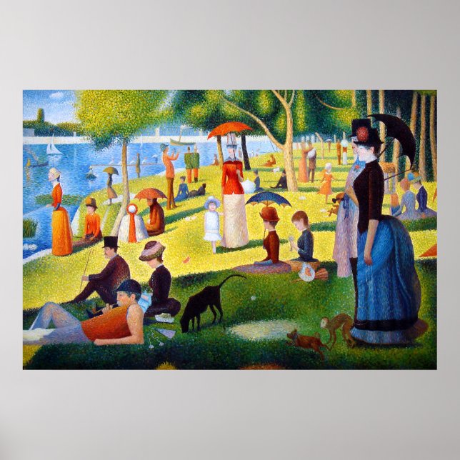 Seurat: A Söndag vid La Grande Jatte Poster (Framsidan)