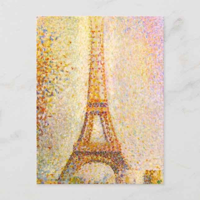 Seurat Eiffel Torn vykort (Framsida)